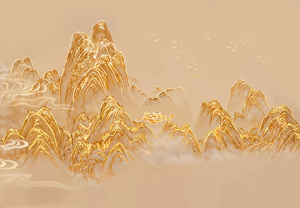 现代简约背景墙新