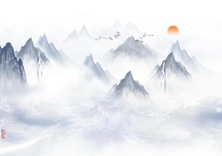 新中式意境山水背