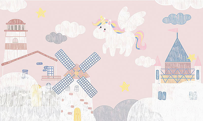 背景墙现代简约儿