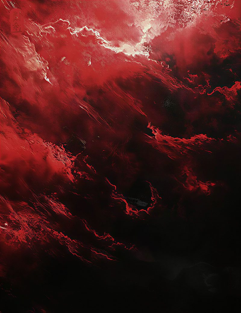 现代简约背景墙红