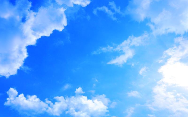 蓝天白云天空吊顶