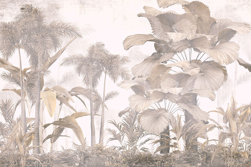 背景墙热带雨林植