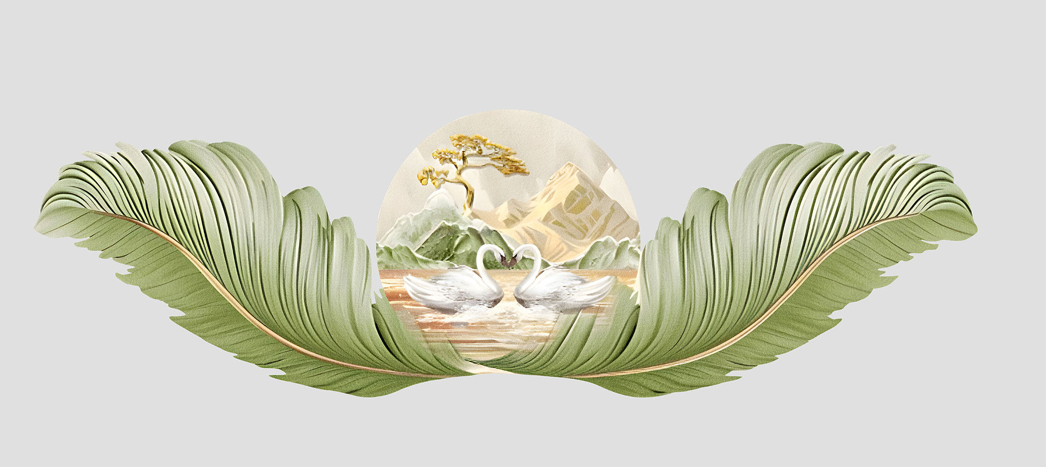 现代简约格栅元素