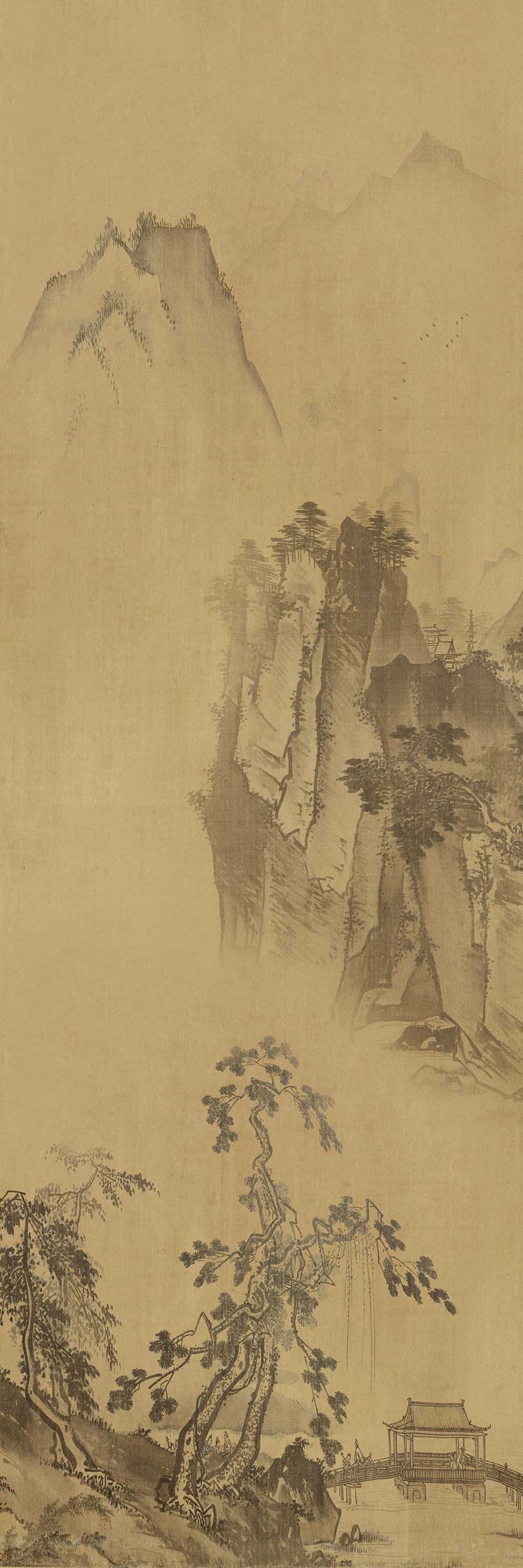 新中式玄关简约山