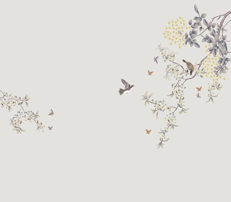 分层中式花鸟新中