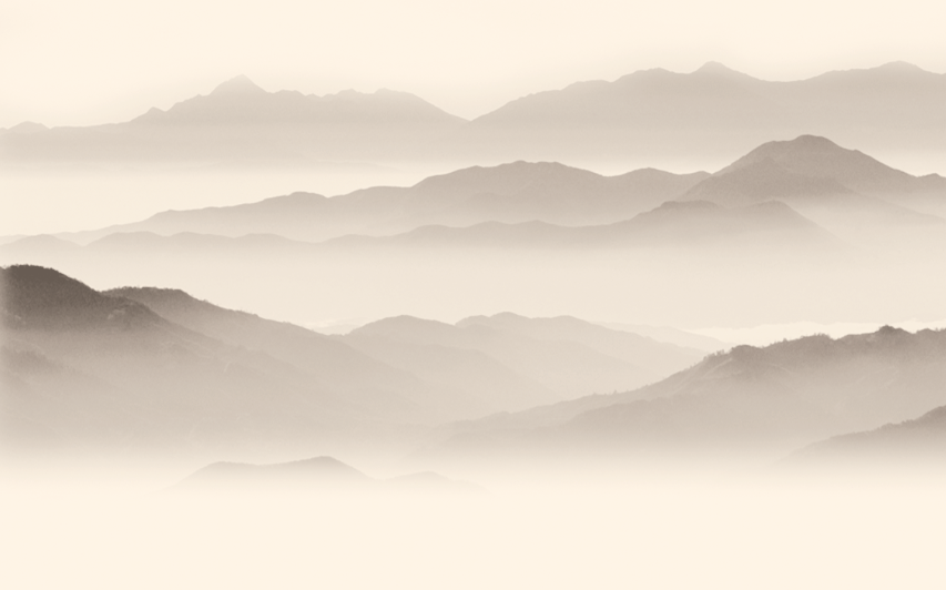 水墨山水画装饰画