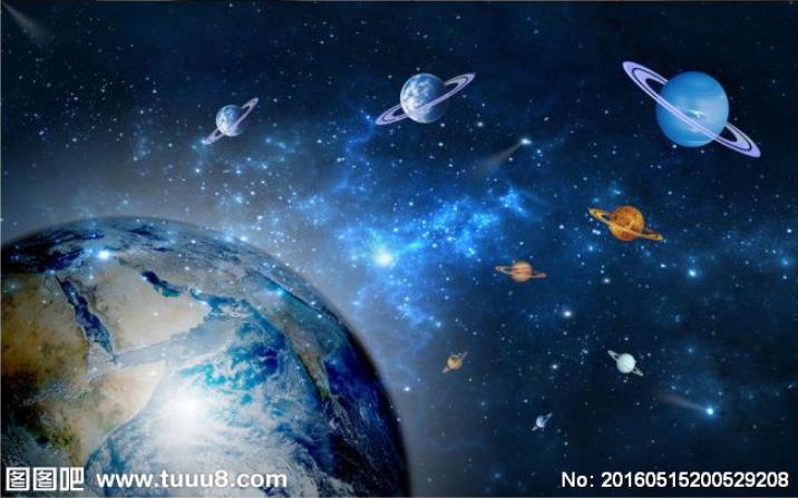 宇宙星空电视背景