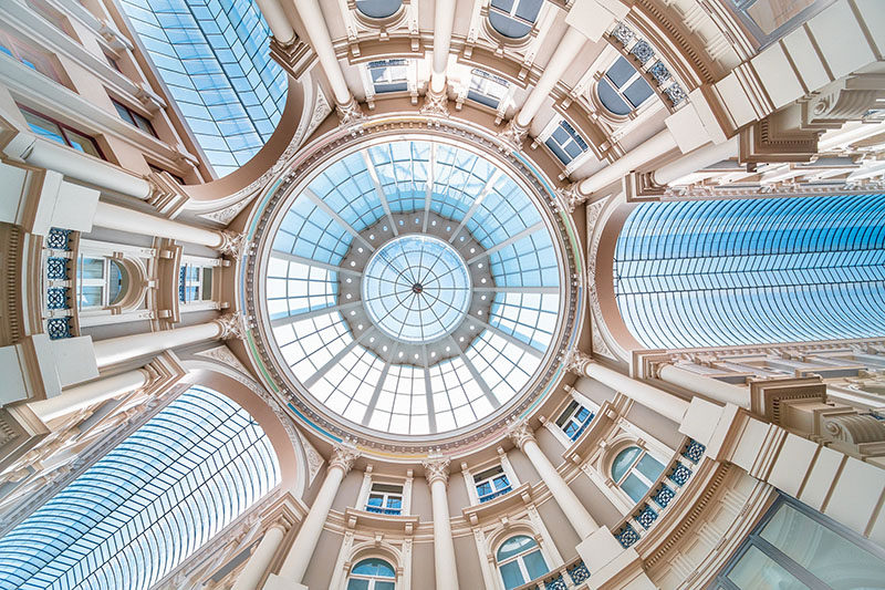 背景墙欧式建筑吊