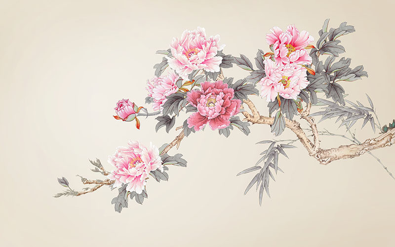 背景墙新中式简约