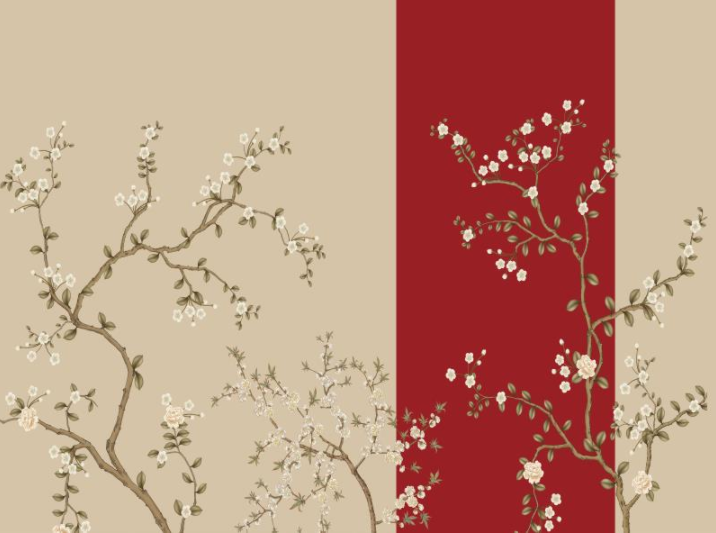 经典中式花鸟背景