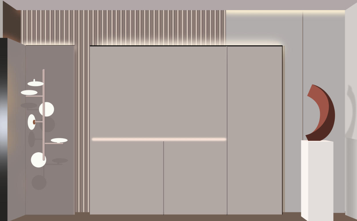 现代简约格栅背景