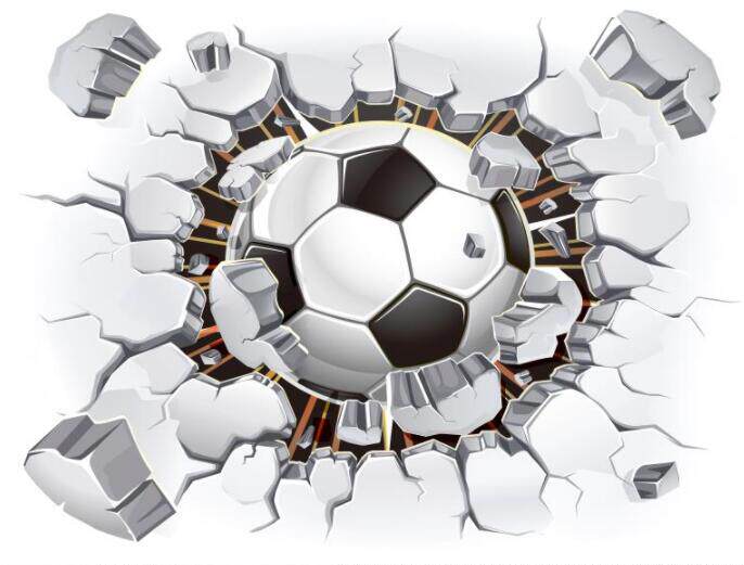 狂热足球背景墙背