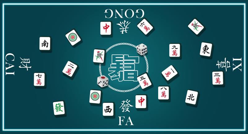麻将恭喜发财工装