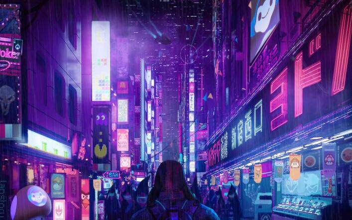 赛博朋克风 科技