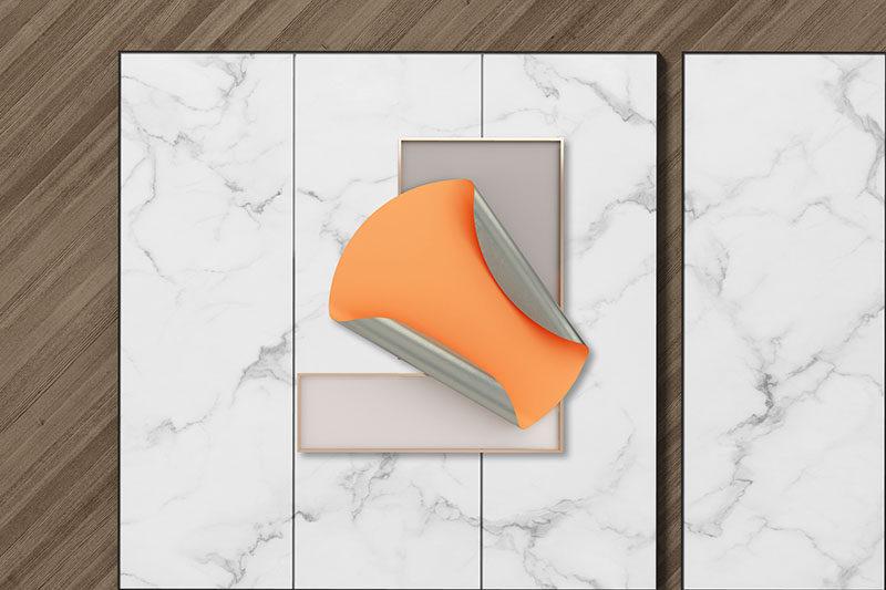 现代简约背景墙格