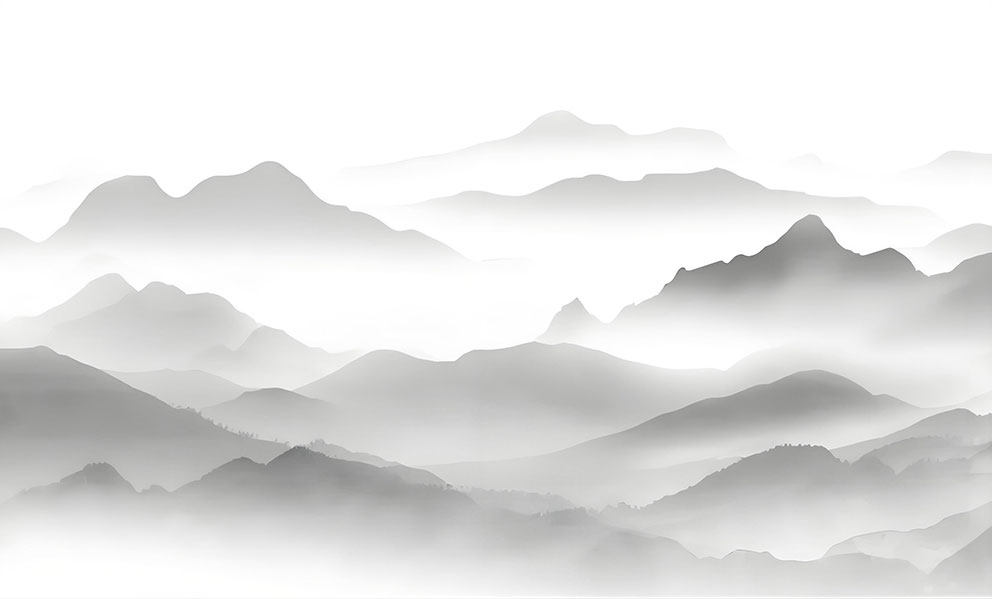 新中式水墨山水背