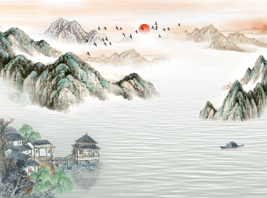 不分层新中式简约