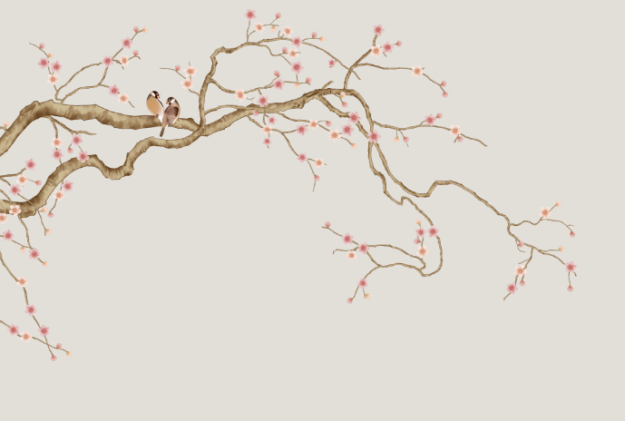 新中式花鸟简约-