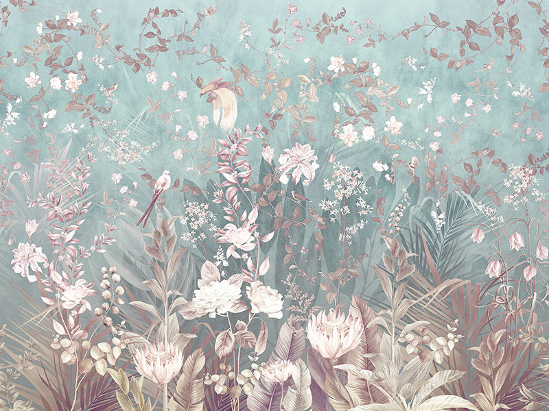 背景墙热带雨林植