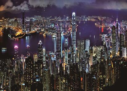 现代简约时尚夜景