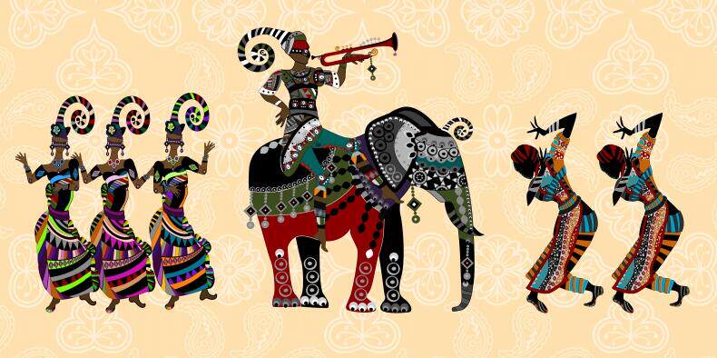 异域风情主题壁画