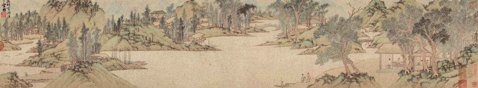 新中式古画名画长