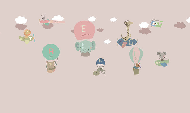 背景墙现代简约儿