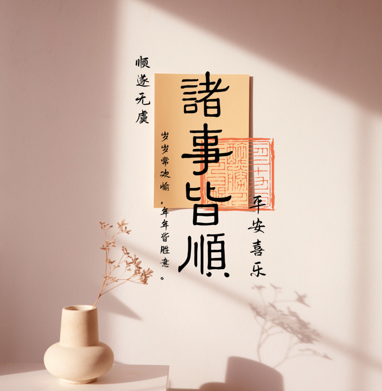 诸事皆顺顺遂无虞