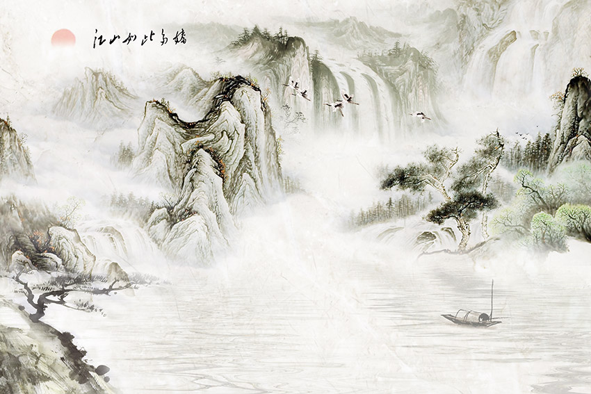 江山如此多娇 山