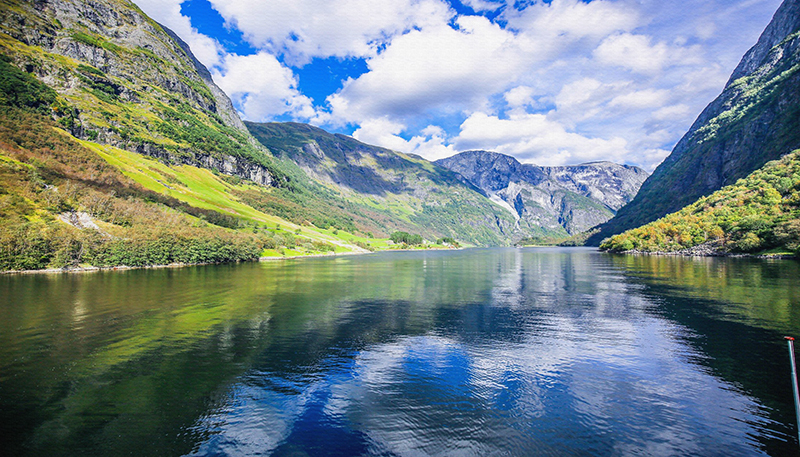 自然风景湖泊山水