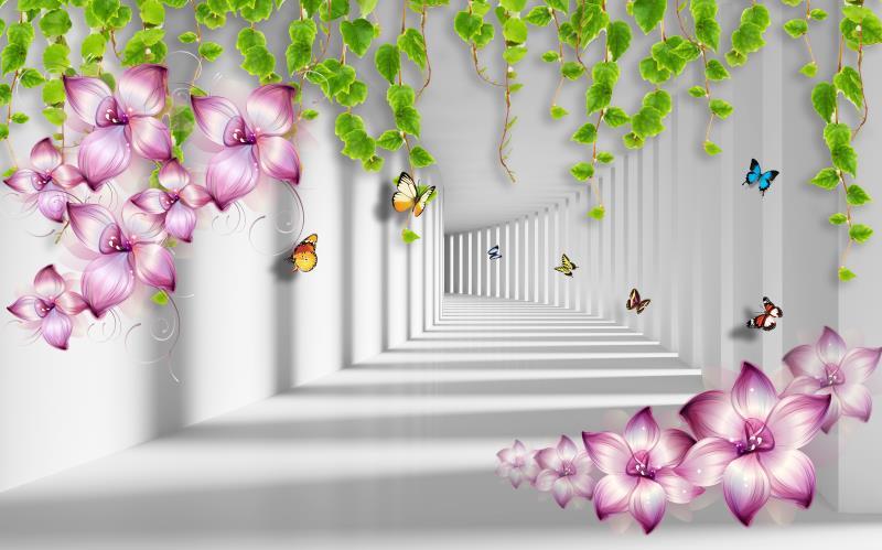 3D花朵延伸空间