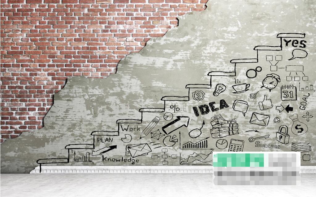 复古怀旧水泥砖墙