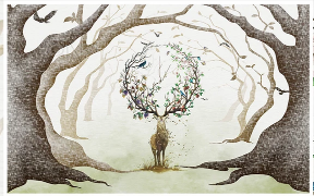 北欧简约梦幻森林