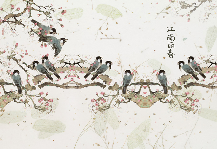 新中式江南丽春水