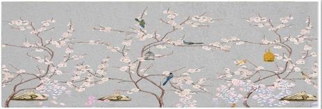 水墨画 新中式花