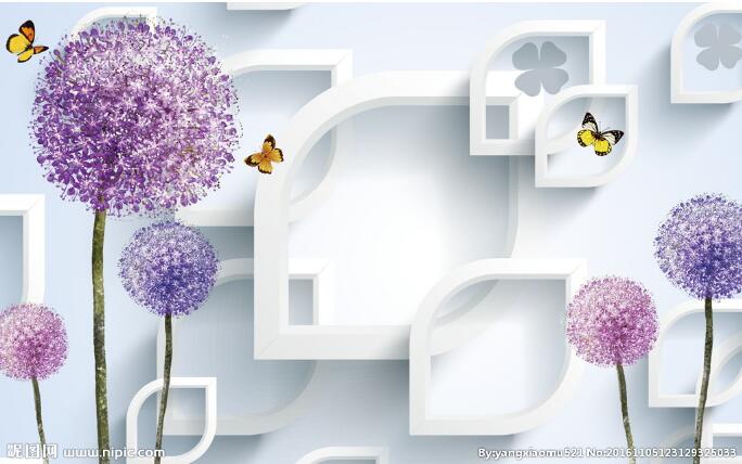 3D时尚立体蒲公