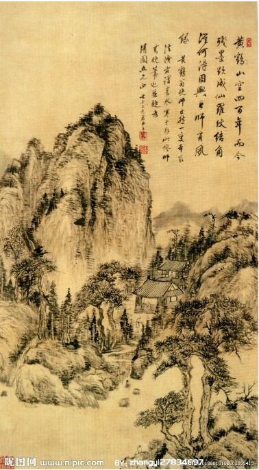 国画艺术图片背景