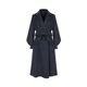 sdeer Saint Dior ແມ່ຍິງ Hepburn Style Suit Collar Waist Puff Sleeve Coat S233Z2506