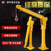 Car Crane 1 ton 12v 24V small car Crane 220V household electric hoist crane crane