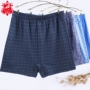 Đồ lót nam béo, quần boxer cotton cũ, bố, XL, cotton trung niên, quần short bốn góc quần sịp nam