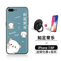 [Apple 7p/8p-5,5 дюйма] Кондоконтив Чангл+Кольцо+[Стальная пленка]