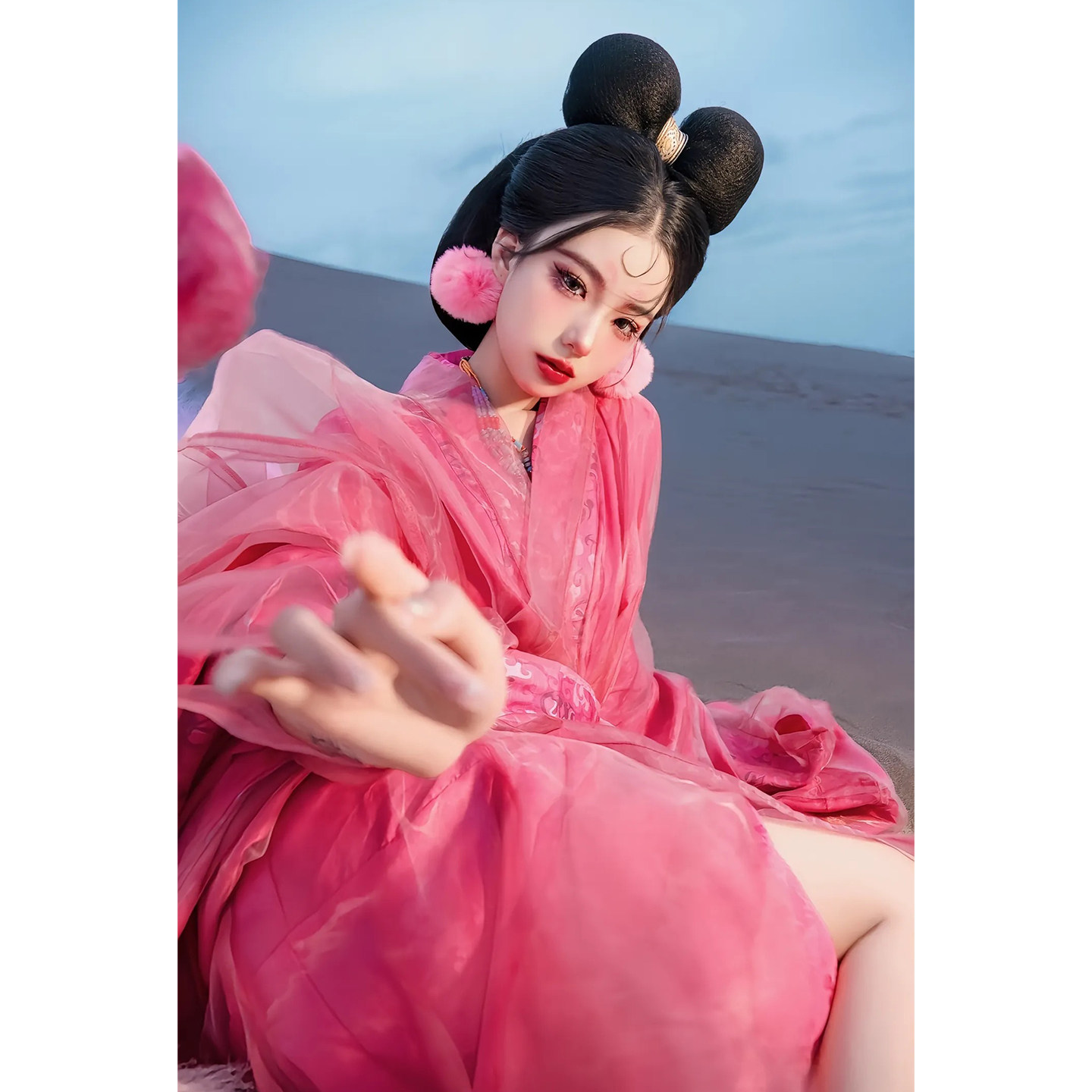 ️冬日粉黛：绝美魏晋古风汉服 cosplay 服饰💖-汉服套装-淘宝好物网