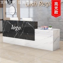 Cash register desk cash Bar shop imitation marble clothing store marble front desk atmosphere welcome desk