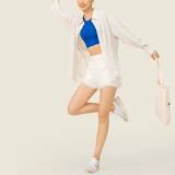 Одежда для йоги, длинная комфортная майка топ, нижнее белье для тренировок для спортзала