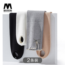 (2) childrens pantyhose girls leggings spring and autumn thin wear white dance socks ankle-length pants