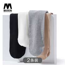 (2 pieces) childrens dance socks spring and autumn thin pantyhose girls practice dancing bottom socks White Stockings
