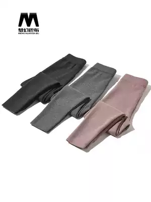 Girls pants Spring and Autumn wear black white middle children solid color pants girls children thick trousers tide