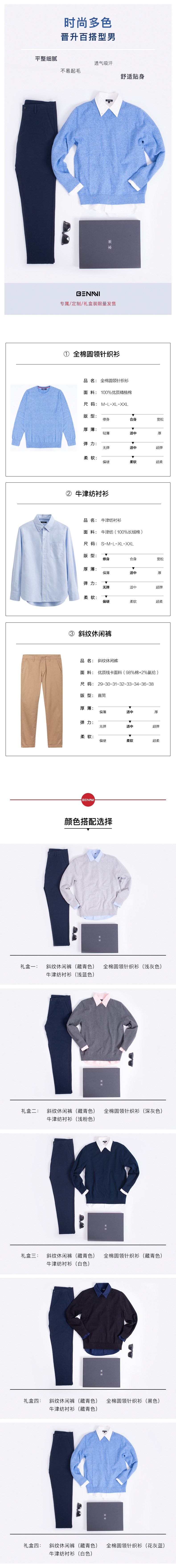 拉夫劳伦制造商 本米 春秋装三件套 衬衫+针织衫+休闲裤 图1