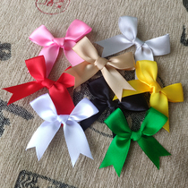 200 Ribbon Bow finished color ribbon Handmade flower gift decoration High quality small bow dovetail Horn