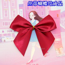 Color ribbon bow finished product spot processing custom ribbon bow handmade flower Weifang Baiyi crafts